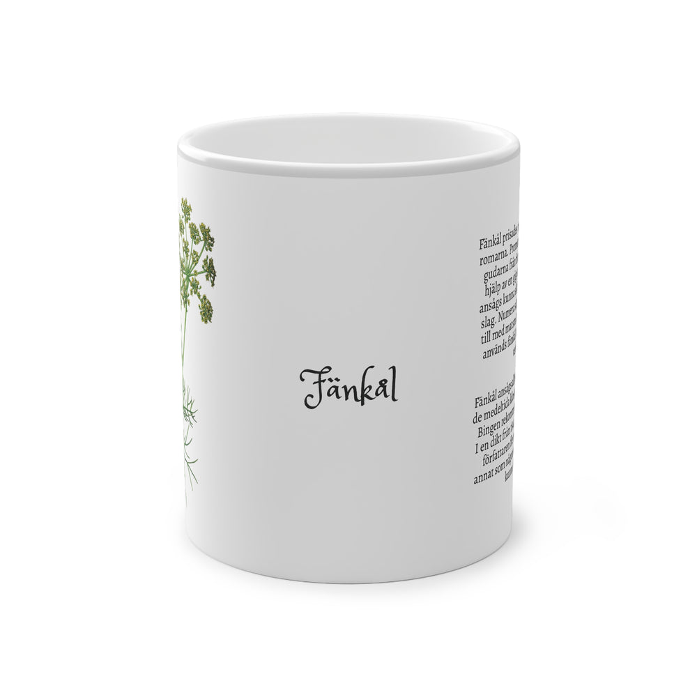 Fänkål tea mug (Swedish text on print)