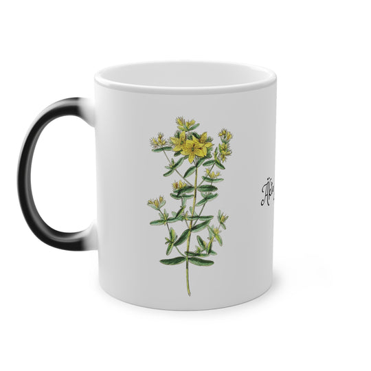 Äkta johannesört tea mug (Swedish text on print)