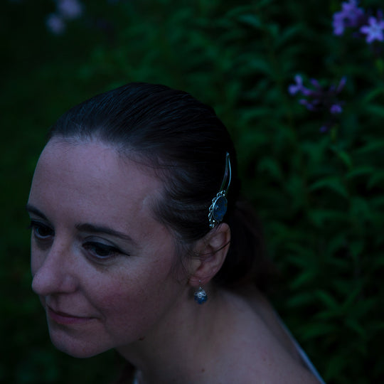 Forget Me Not - Hair clip with real flowers