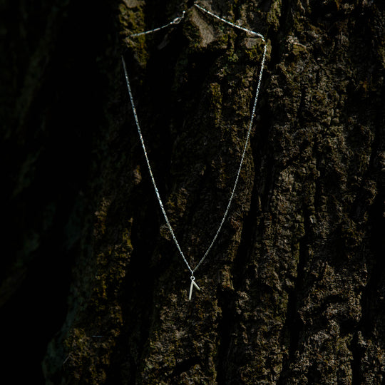 Necklace with the Rune Laguz