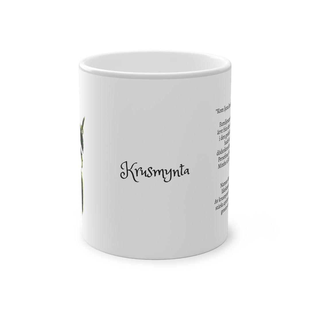 Krusmynta tea mug (Swedish text on print)