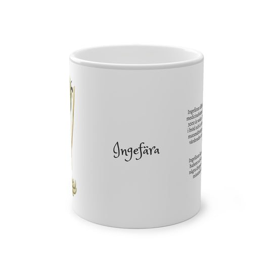 Ingefära tea mug (Swedish text on print)