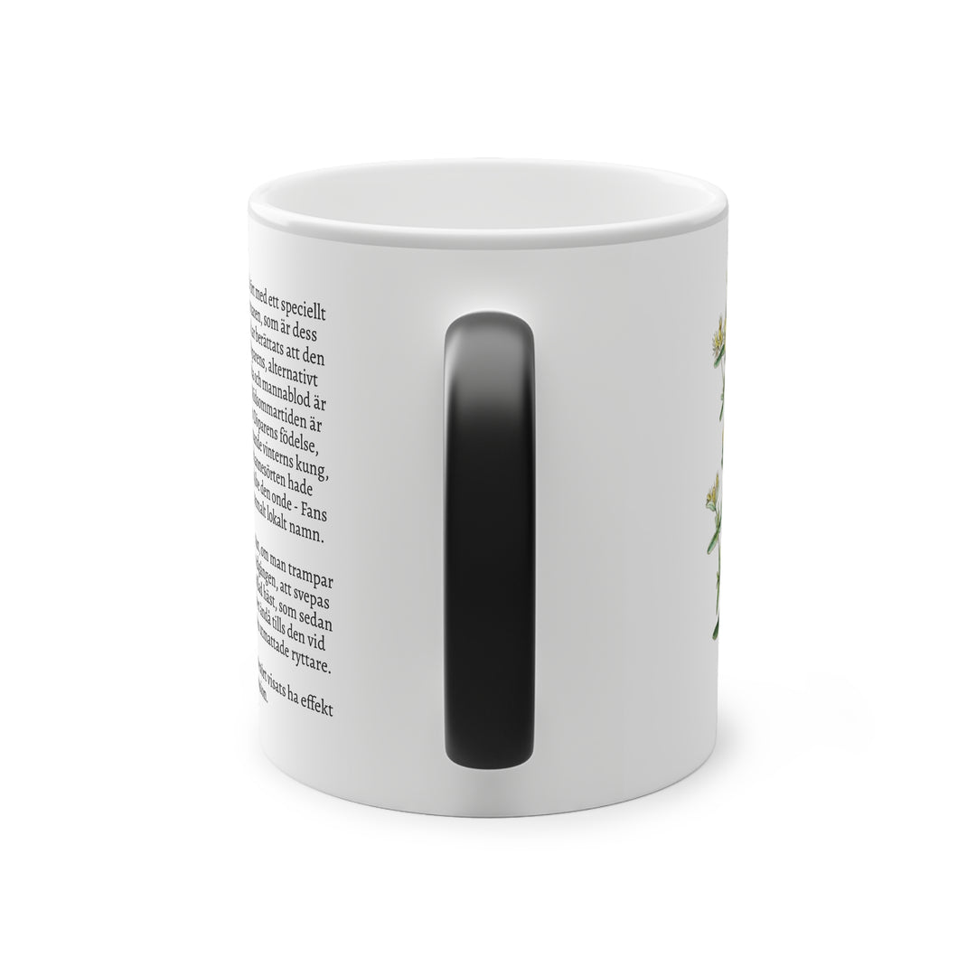 Äkta johannesört tea mug (Swedish text on print)