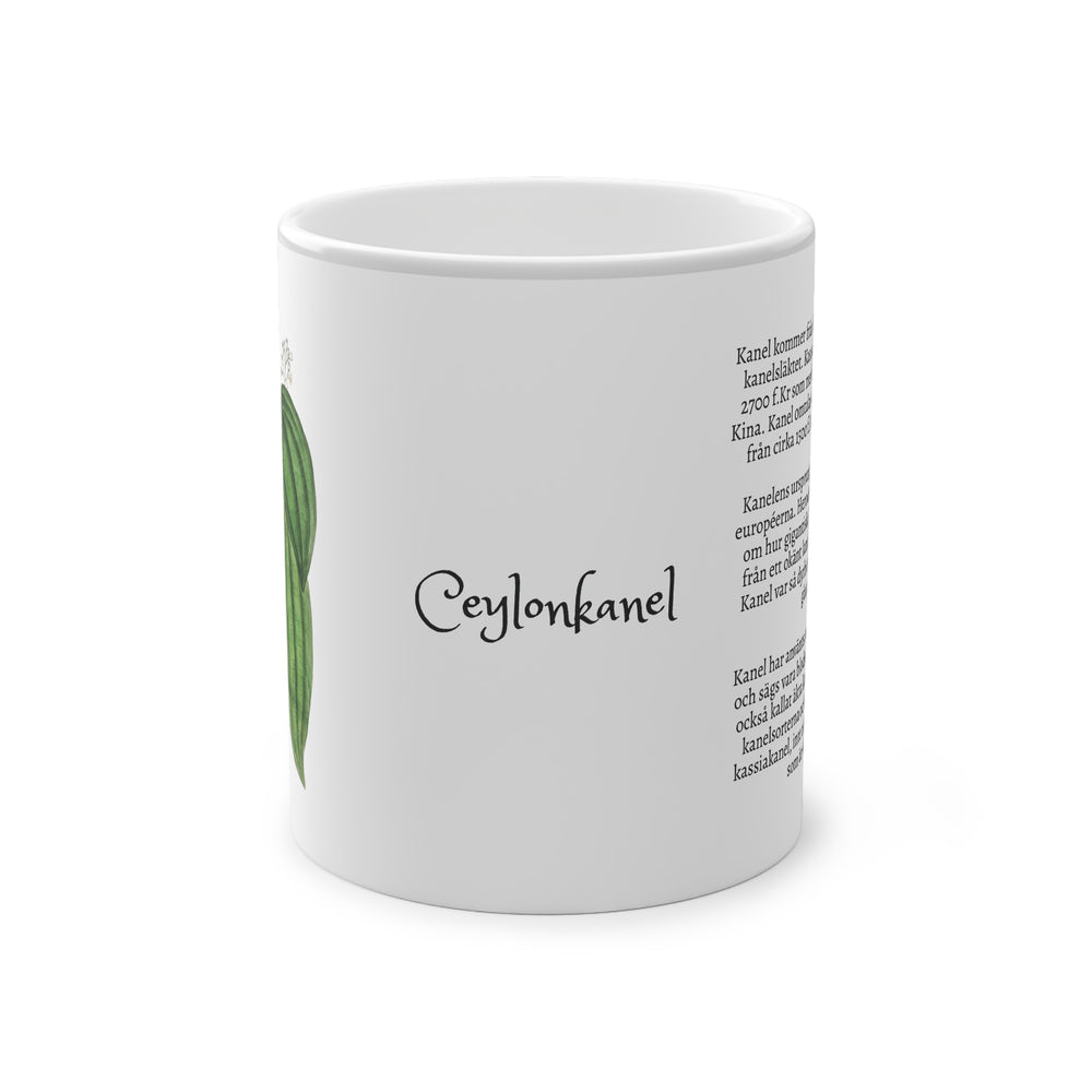 Ceylonkanel tea mug (Swedish text on print)