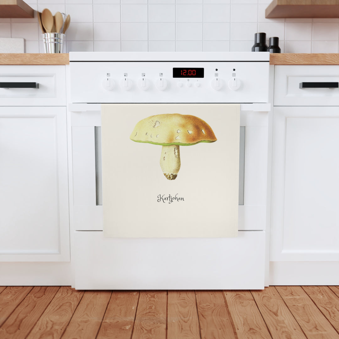 "Karljohan" - Organic Tea Towel with Edible Mushrooms