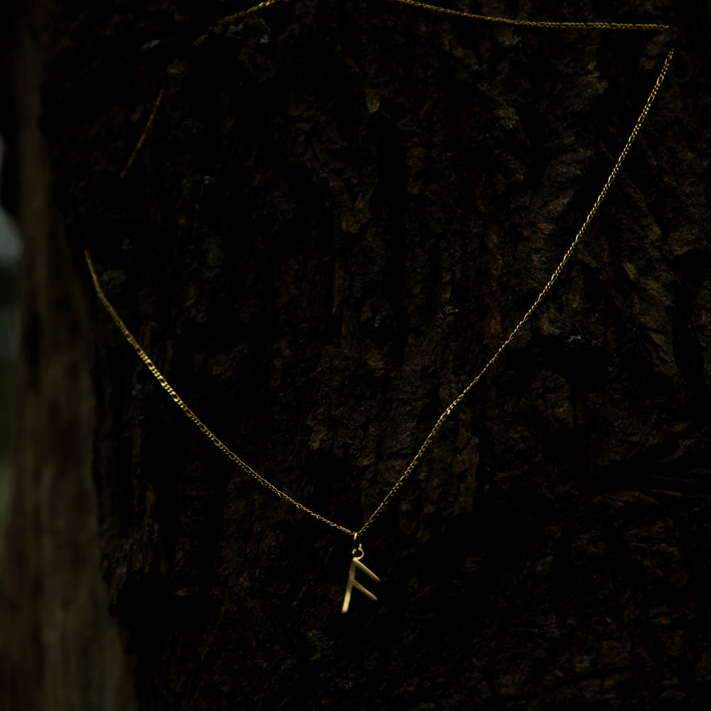 Necklace with the Rune Ansuz