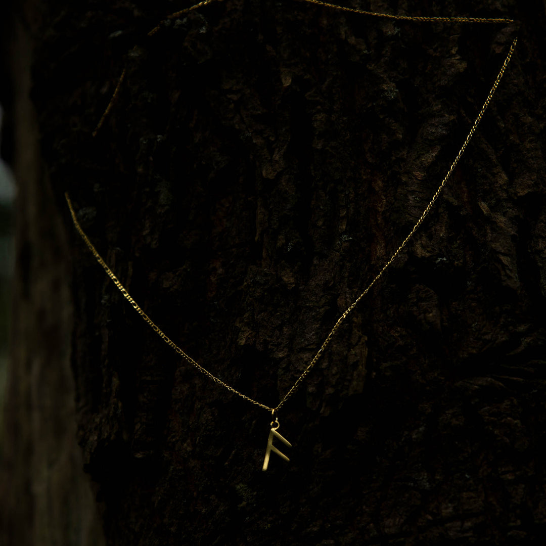 Necklace with the Rune Ansuz