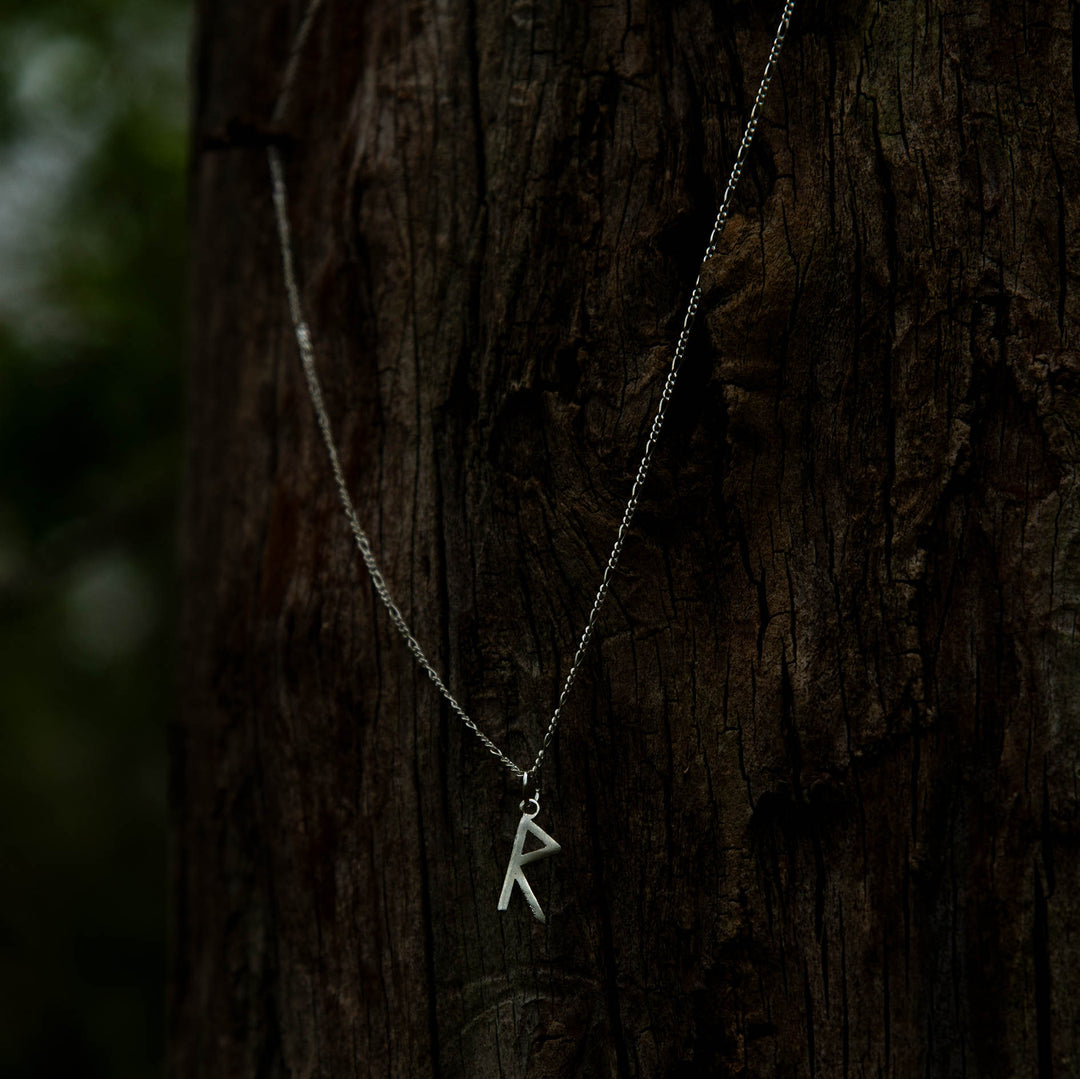 Necklace with the Rune Raido