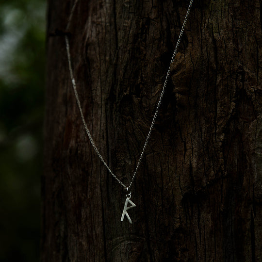 Necklace with the Rune Raido